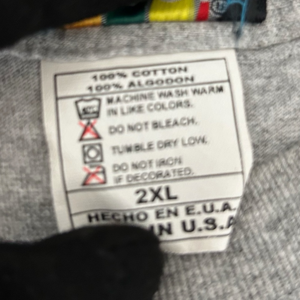 Vintage COOGI Australia USA Made Heather Rainbow Multi Logo Tee Unisex 9… - Picture 5 of 12